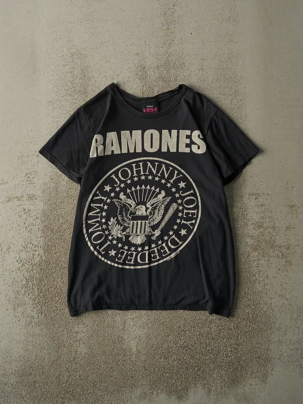 Vintage 06' Faded Black Ramones Tee (S/M) made by Rebalance Vintage