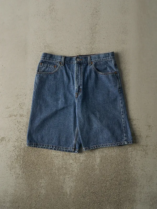 Vintage 90s Dark Wash Levi's 550 Jean Shorts (34x11) sold by Rebalance Vintage