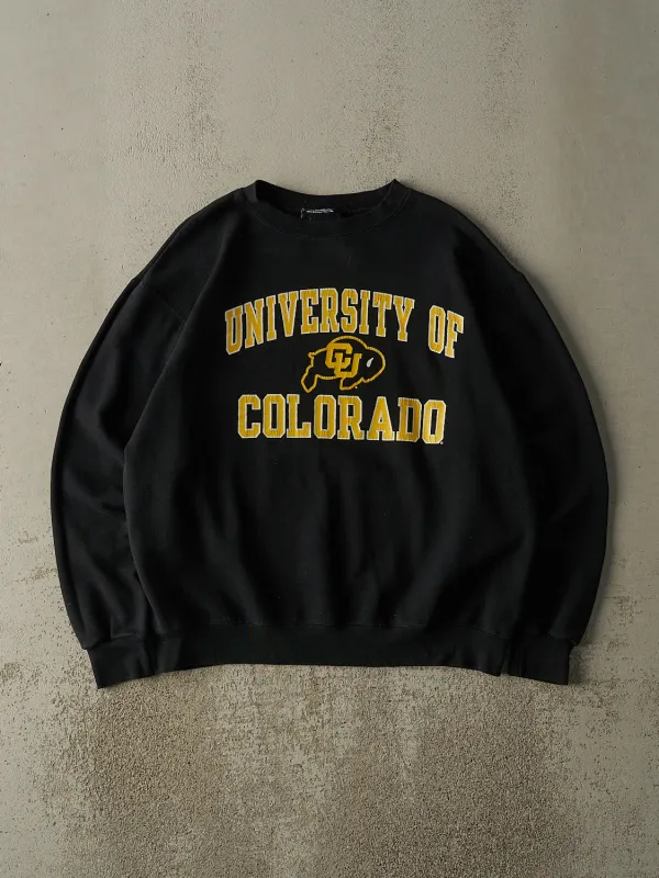 Vintage Y2K Black University of Colorado Buffaloes Champion Crewneck (M/L) sold by Rebalance Vintage