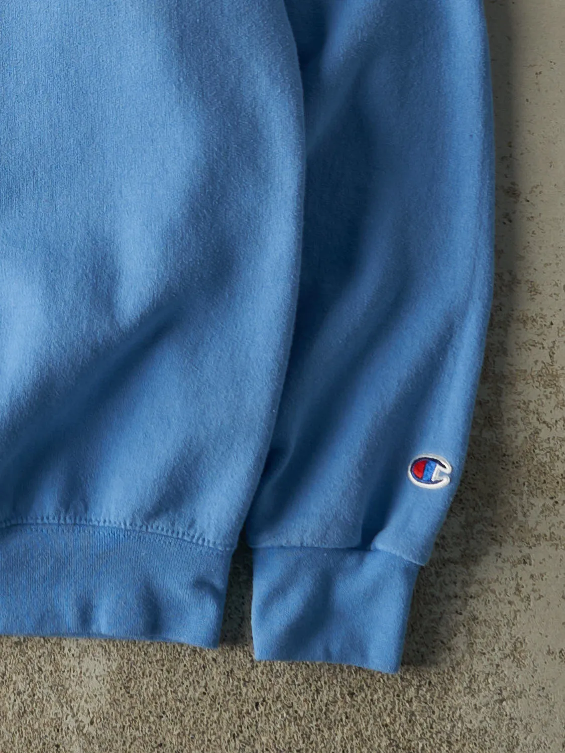 Vintage Y2K Blue Columbia University Champion Crewneck (L) sold by Rebalance Vintage product image thumbnail 3