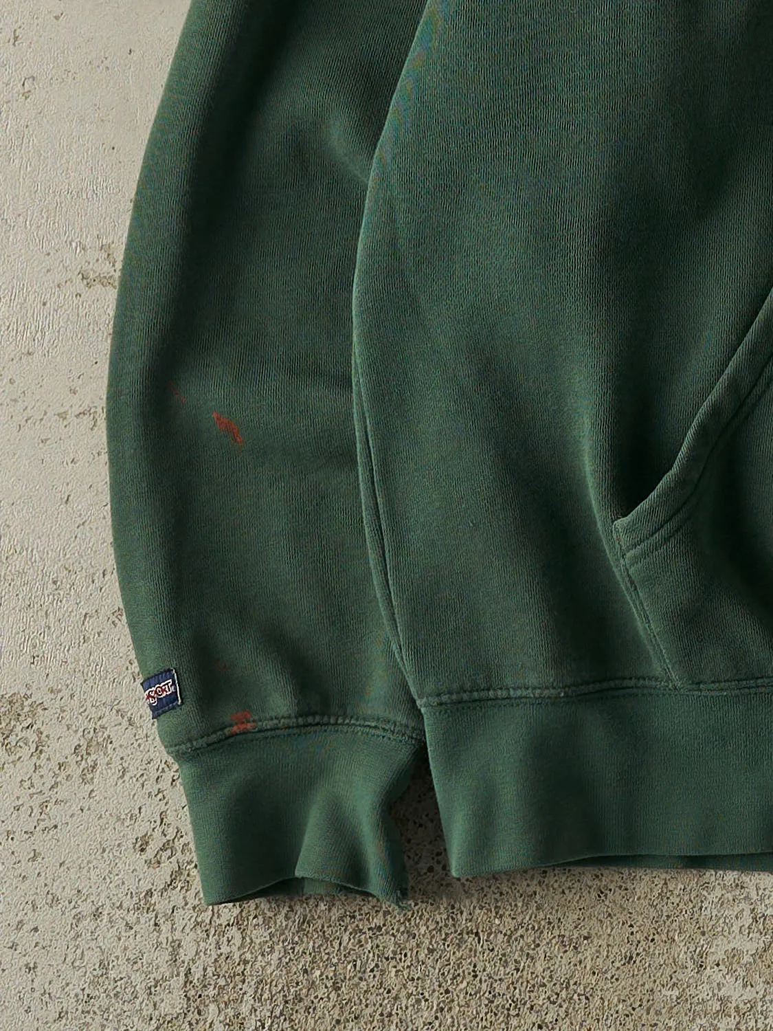 Vintage 90s Green University of Vermont Embroidered Hoodie (L/XL) sold by Rebalance Vintage product image thumbnail 3