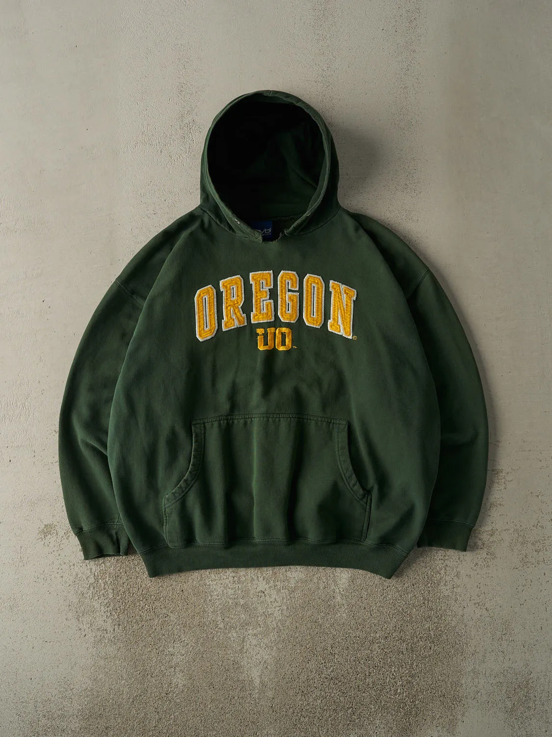 Vintage Y2K Green University of Oregon Hoodie (L/XL) sold by Rebalance Vintage