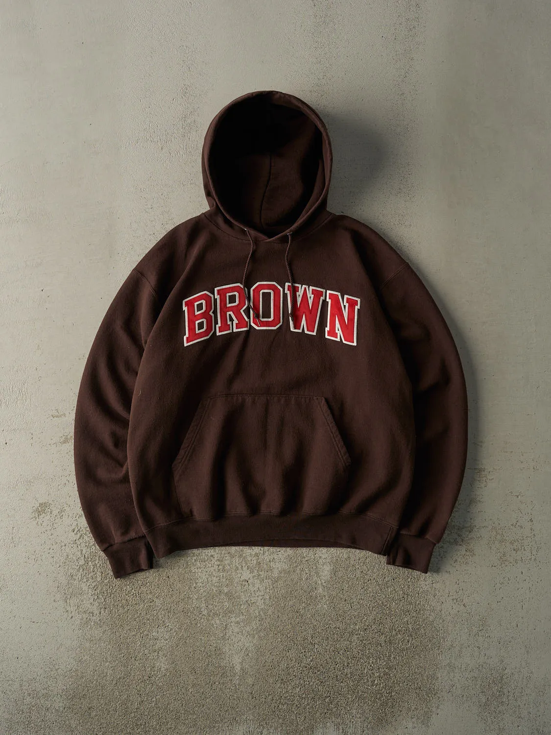 Vintage Y2K Brown Brown University Champion Hoodie (M/L) sold by Rebalance Vintage