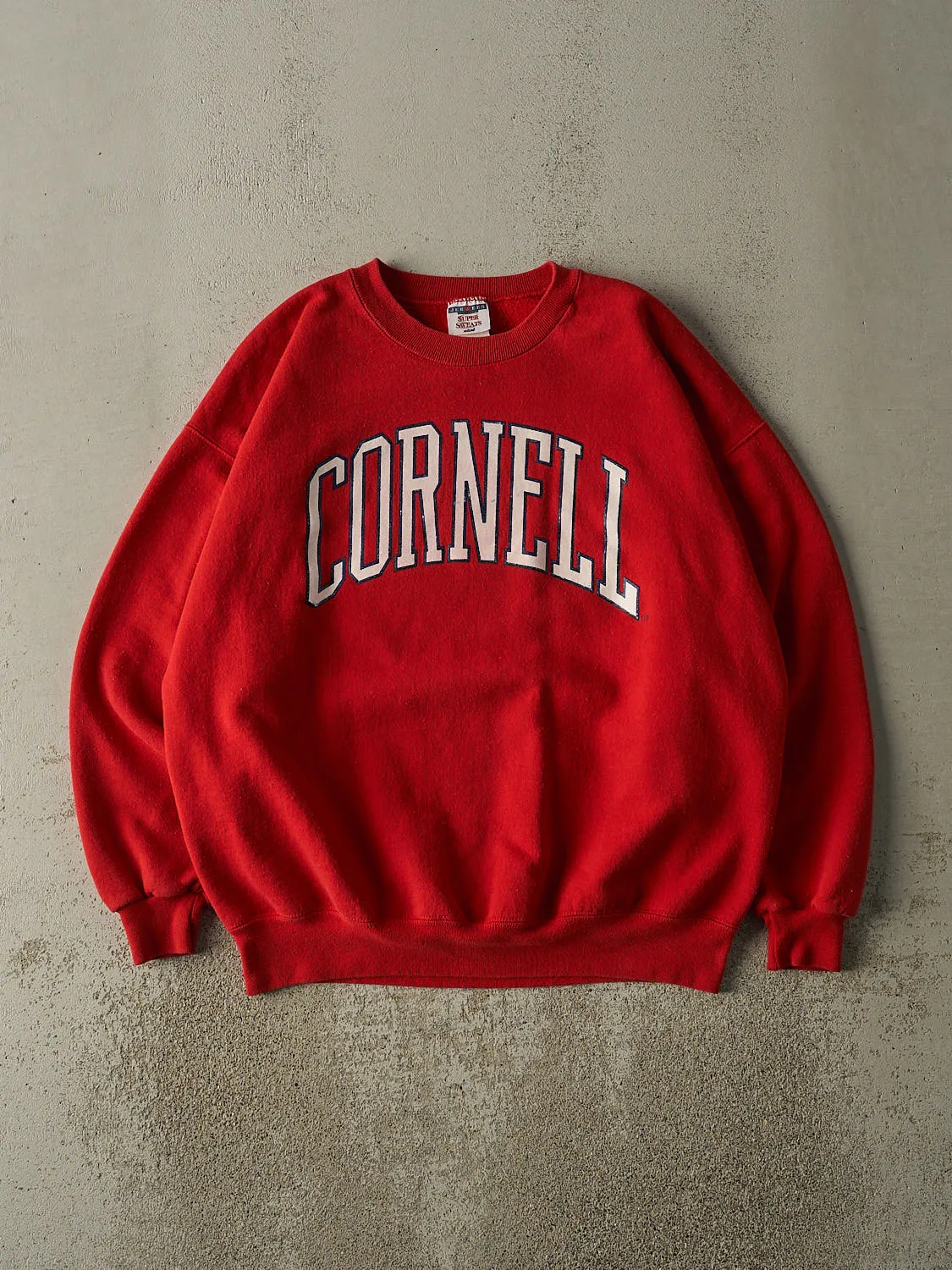Vintage Y2K Red Cornell University Crewneck (L/XL) sold by Rebalance Vintage
