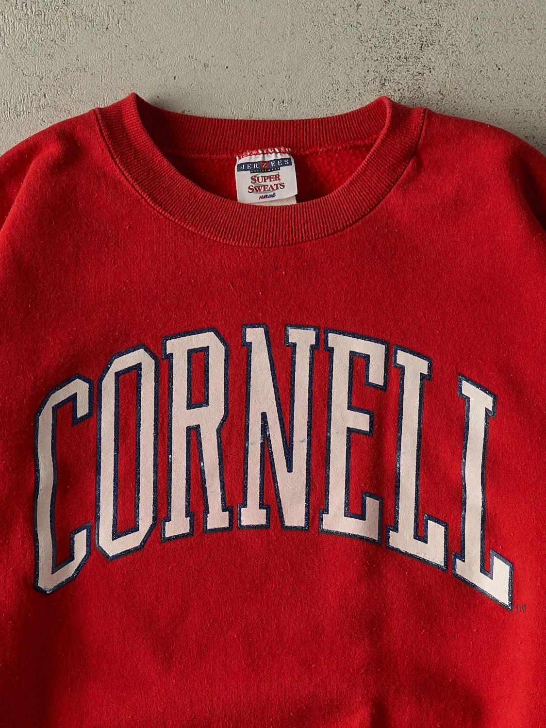 Vintage Y2K Red Cornell University Crewneck (L/XL) sold by Rebalance Vintage product image thumbnail 2