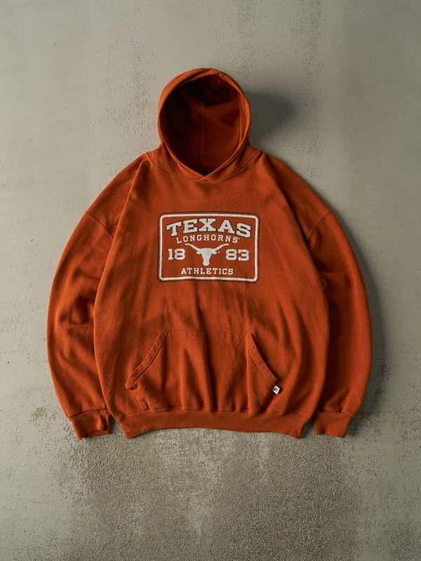 Vintage Y2K Orange University of Texas Longhorns Russell Athletic Hoodie (XL) sold by Rebalance Vintage
