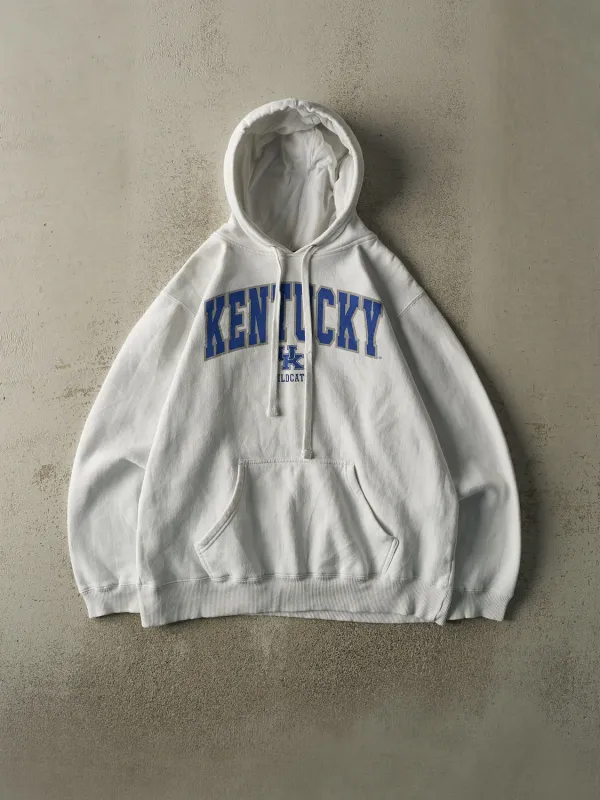 Vintage Y2K White University of Kentucky Wildcats Hoodie (M/L) sold by Rebalance Vintage