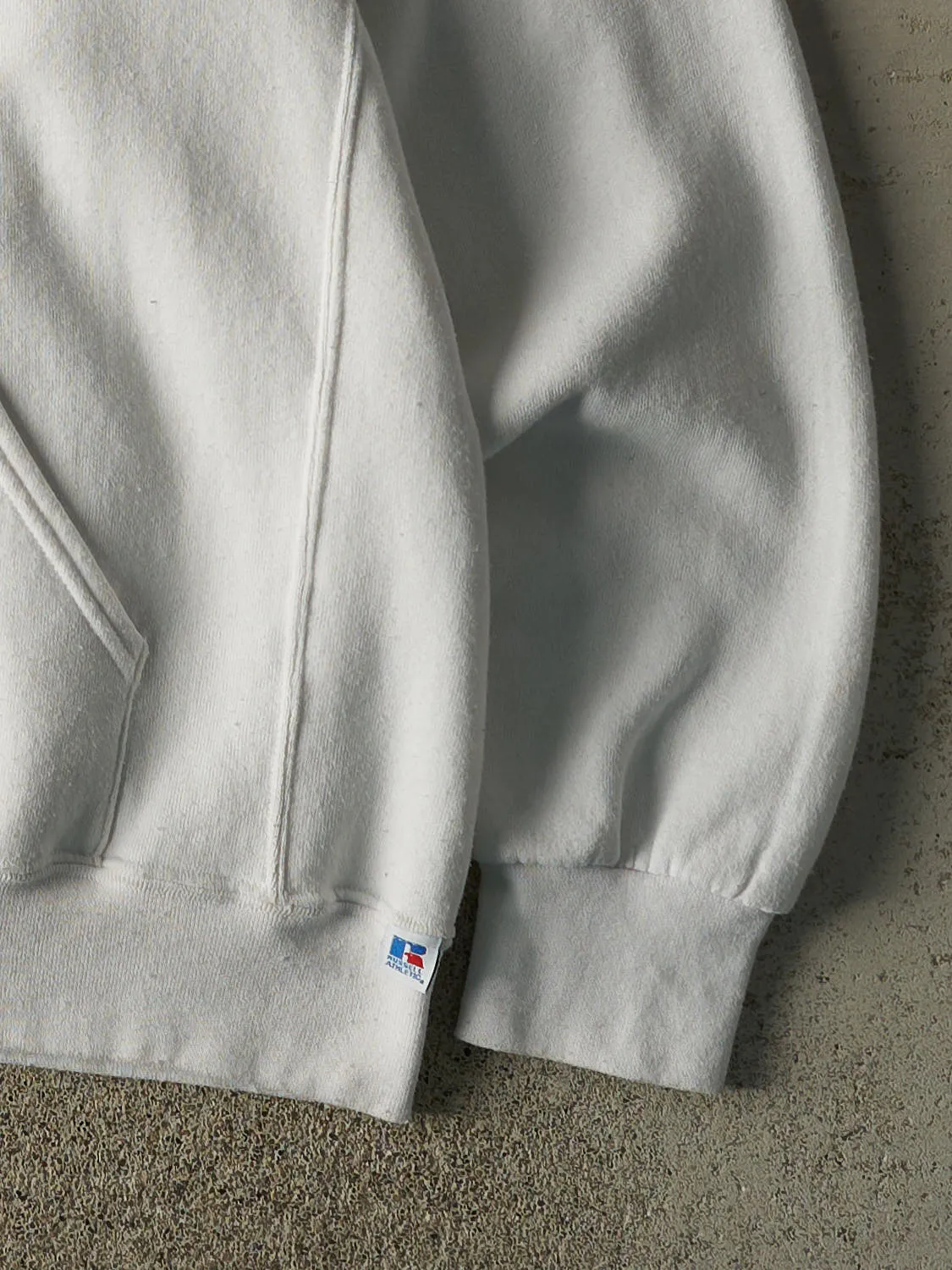 Vintage Y2K White Michigan State University Embroidered Russell Athletic Hoodie (XL/XXL) sold by Rebalance Vintage product image thumbnail 3