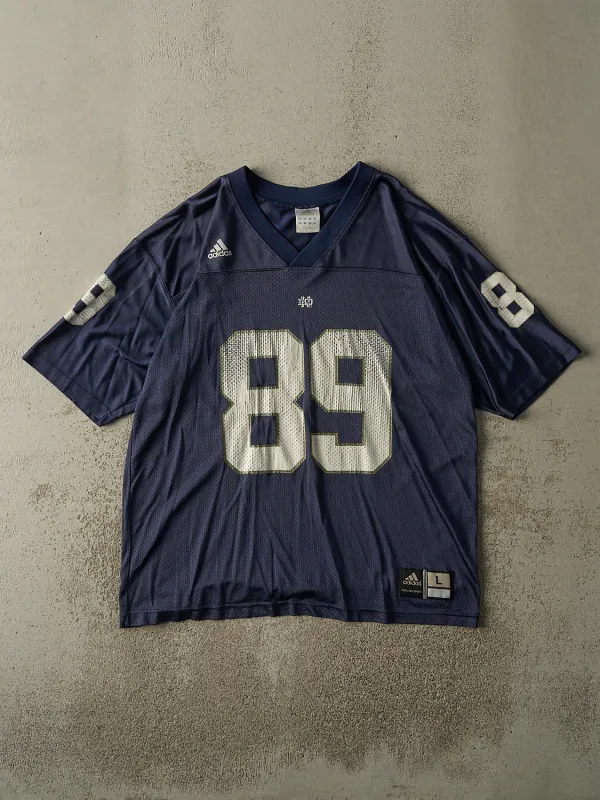 Vintage 90s Navy Blue University of Notre Dame #89 Football Jersey (XL) sold by Rebalance Vintage