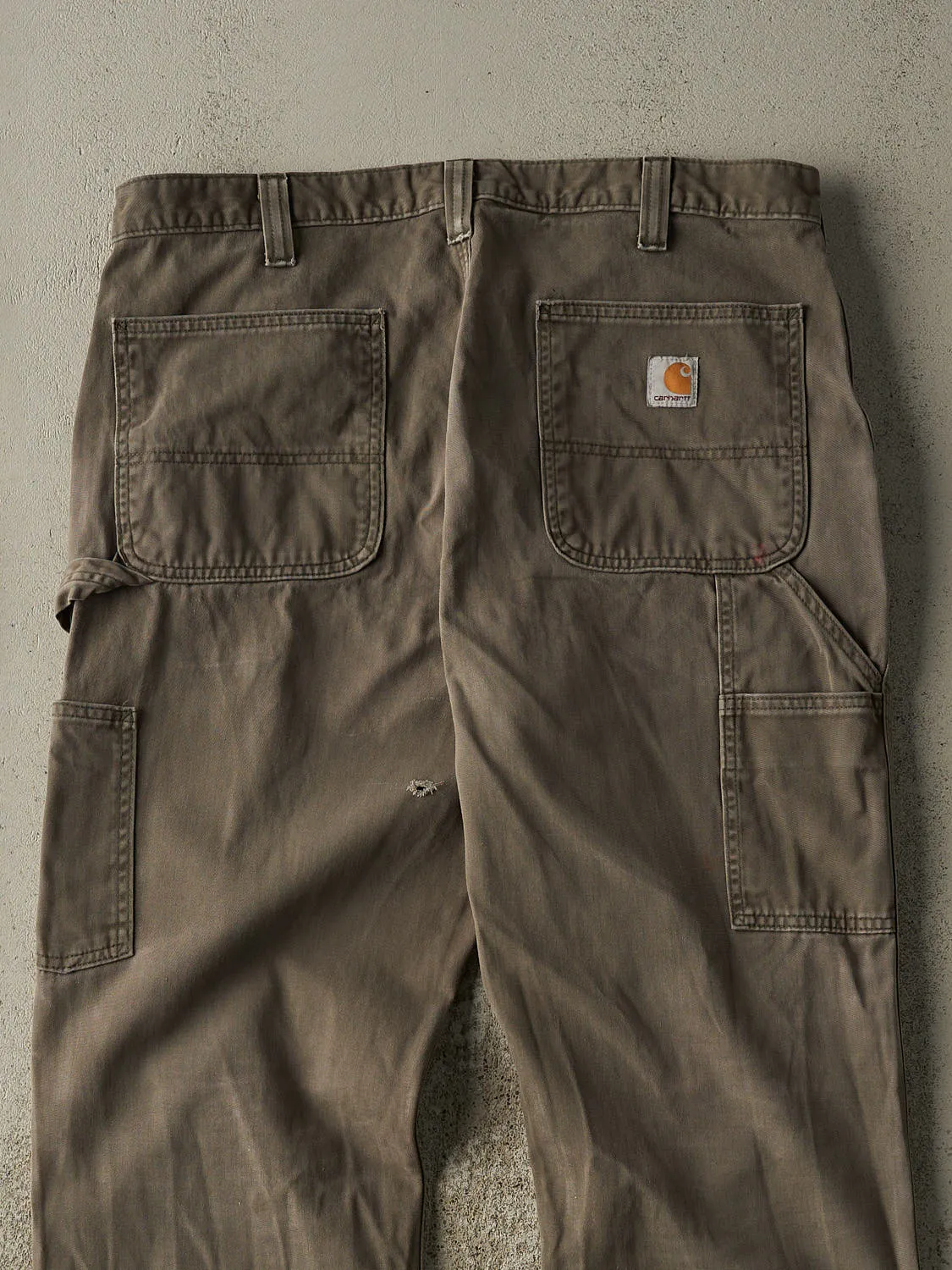 Vintage Y2K Green Carhartt Carpenter Pants (36x32.5) sold by Rebalance Vintage product image thumbnail 4