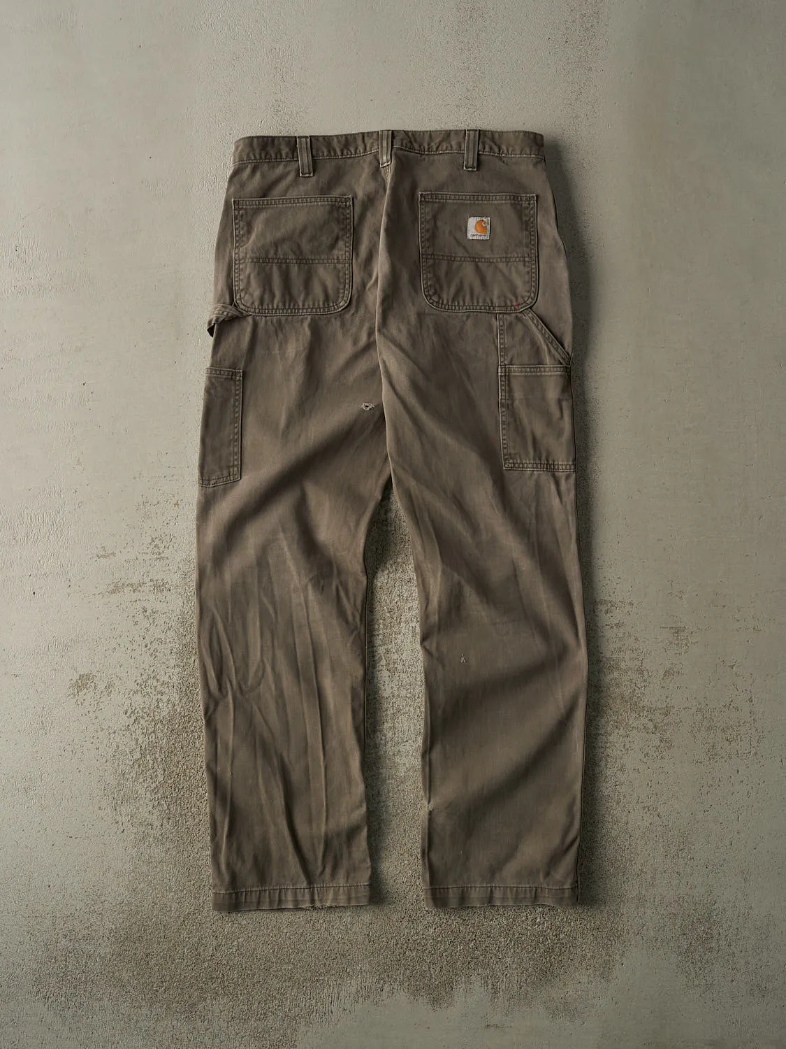Vintage Y2K Green Carhartt Carpenter Pants (36x32.5) sold by Rebalance Vintage product image thumbnail 2