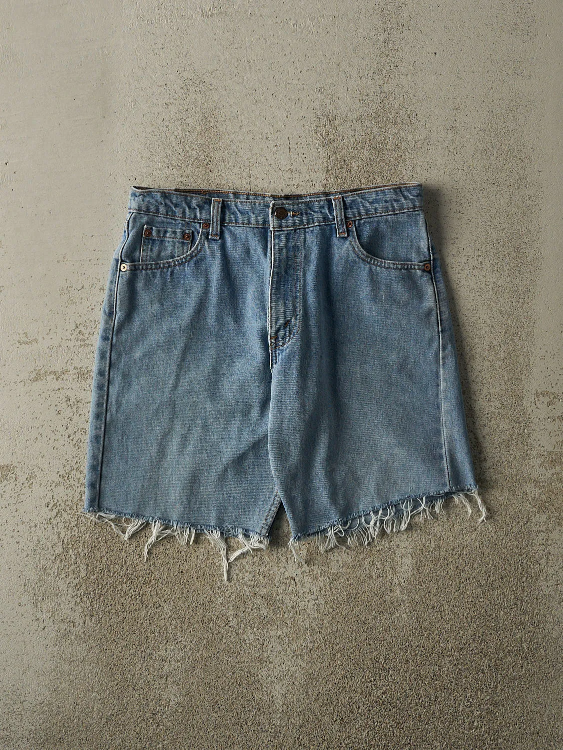 Vintage 90s Light Wash Levi's 511 Cut Off Jean Shorts (32x9) sold by Rebalance Vintage