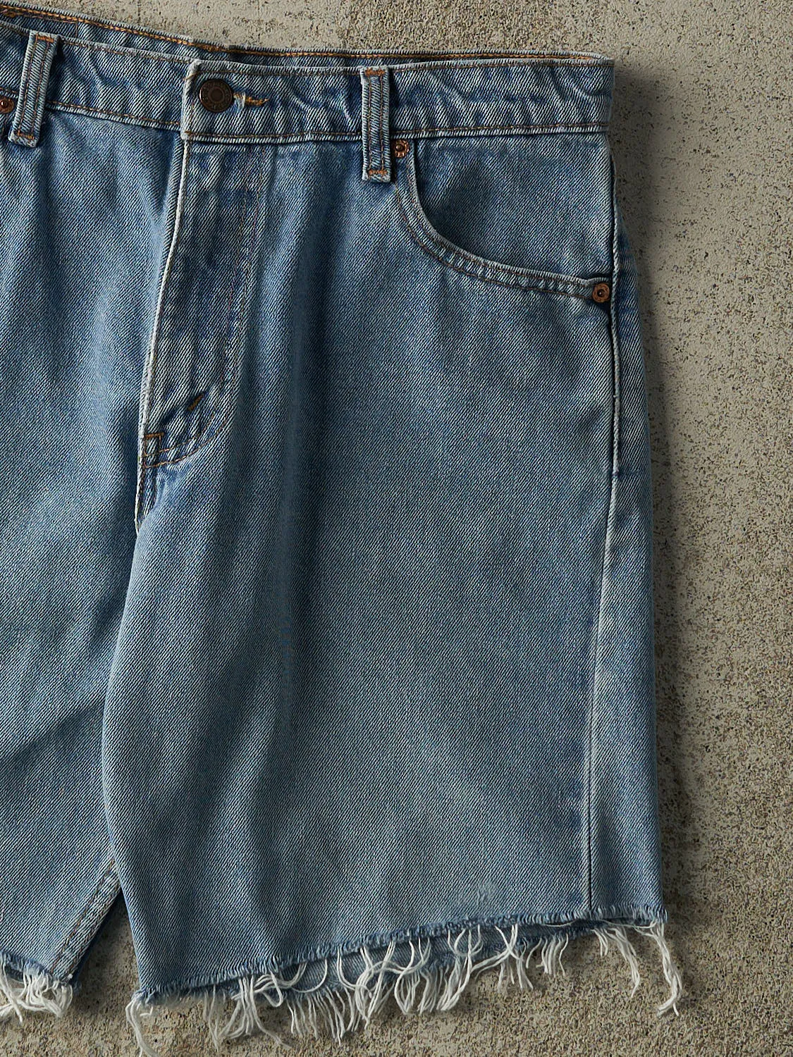Vintage 90s Light Wash Levi's 511 Cut Off Jean Shorts (32x9) sold by Rebalance Vintage product image thumbnail 3