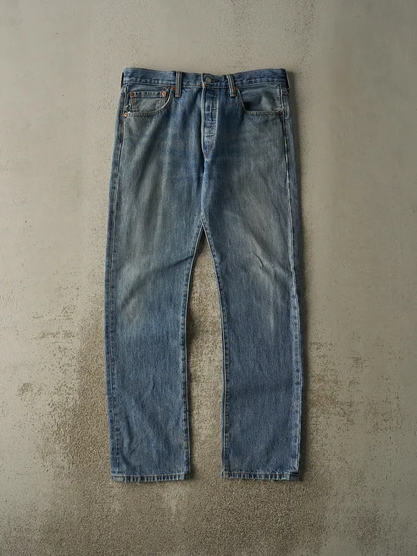 Vintage Y2K Mid Wash Levi's 501 Jeans (33x31.5) sold by Rebalance Vintage