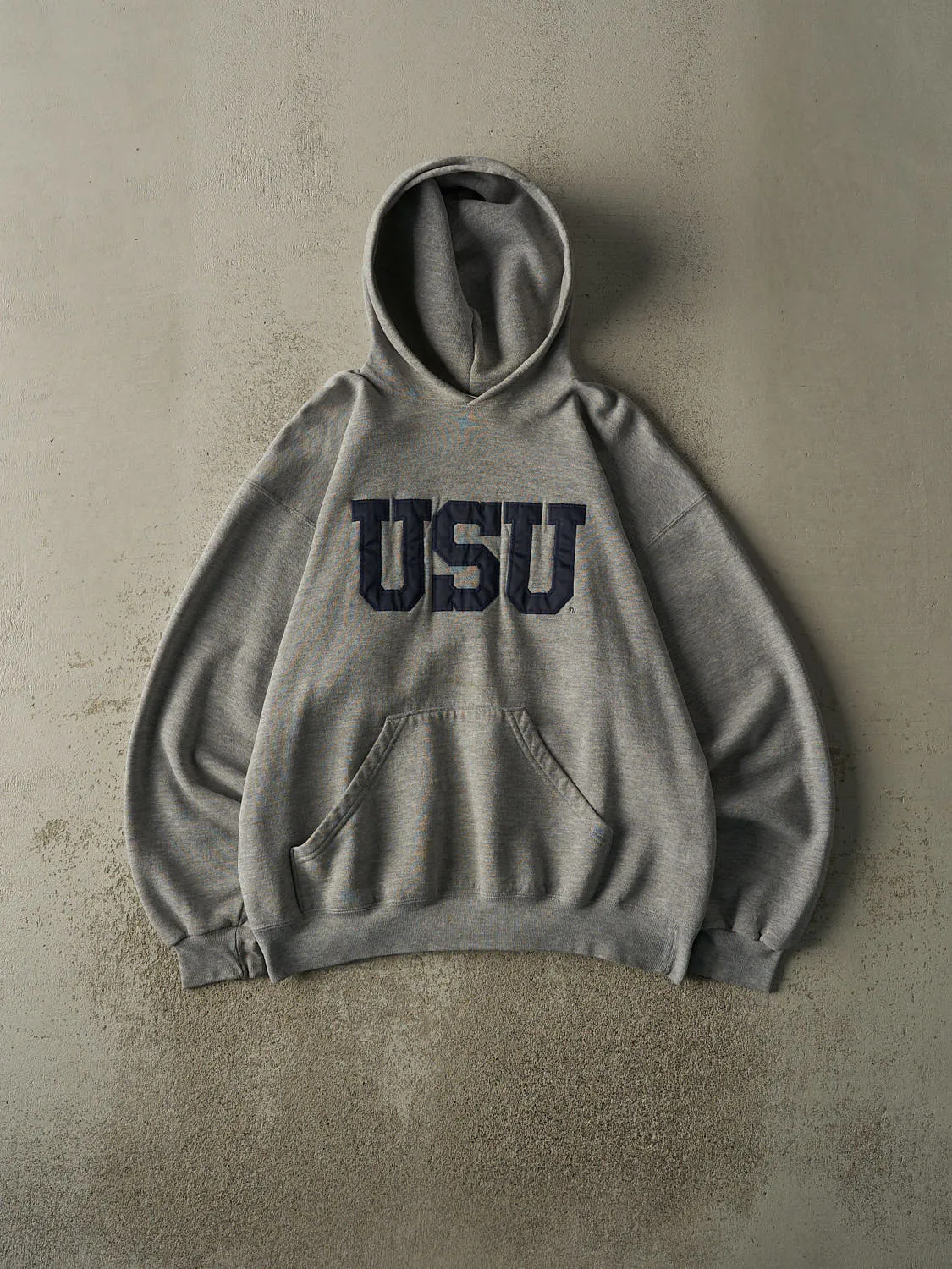 Vintage Y2K Grey Utah State University Hoodie (M/L) sold by Rebalance Vintage