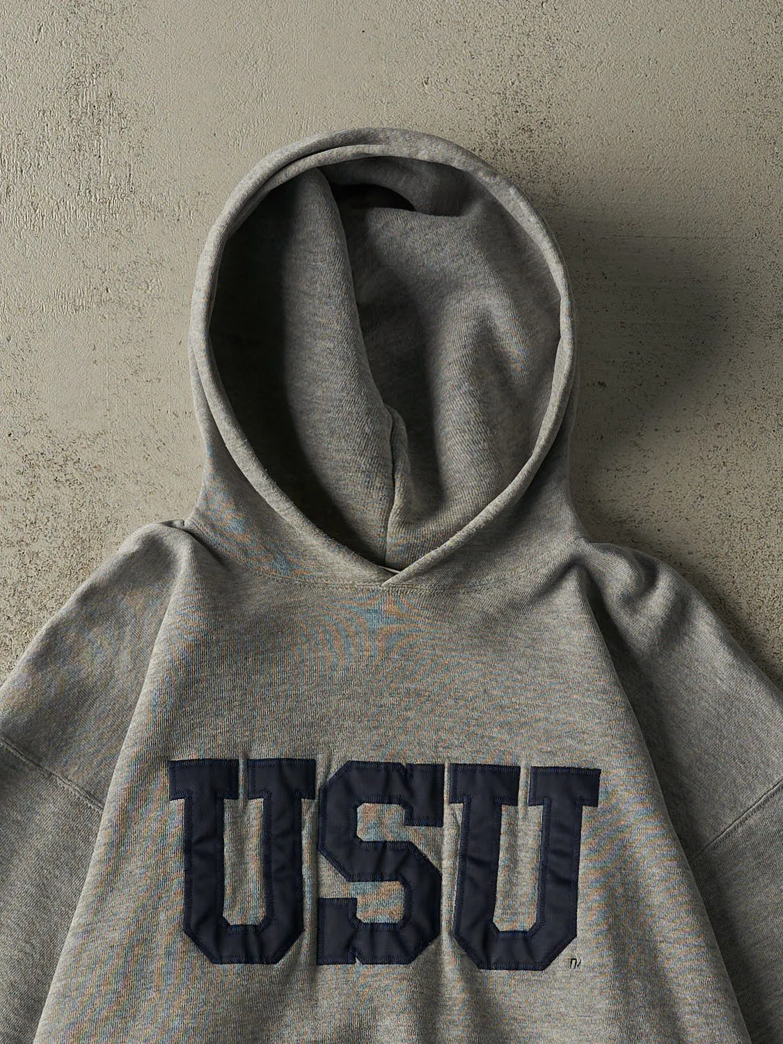Vintage Y2K Grey Utah State University Hoodie (M/L) sold by Rebalance Vintage product image thumbnail 2