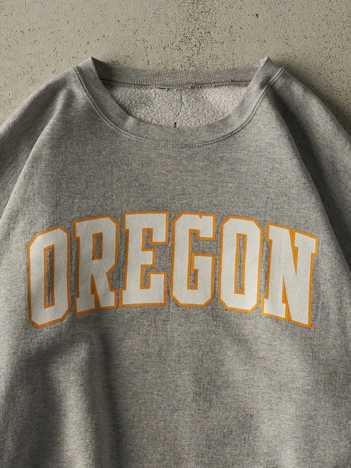 Vintage 90s Grey Oregon University Champion Crewneck (M/L) sold by Rebalance Vintage product image thumbnail 2