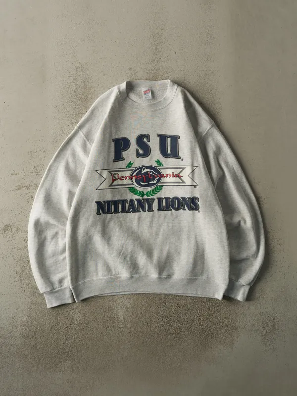 Vintage 90s Heather Grey Penn State University Nittany Lions Crewneck (L) sold by Rebalance Vintage