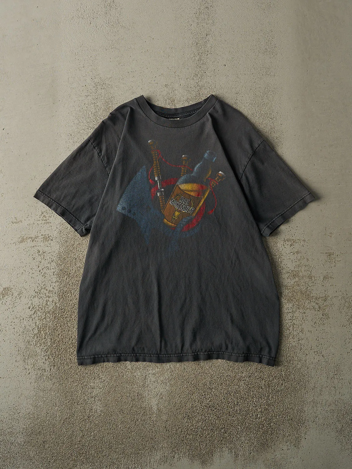 Vintage Y2K Faded Black Real McKenzies Band Tee (M/L) sold by Rebalance Vintage
