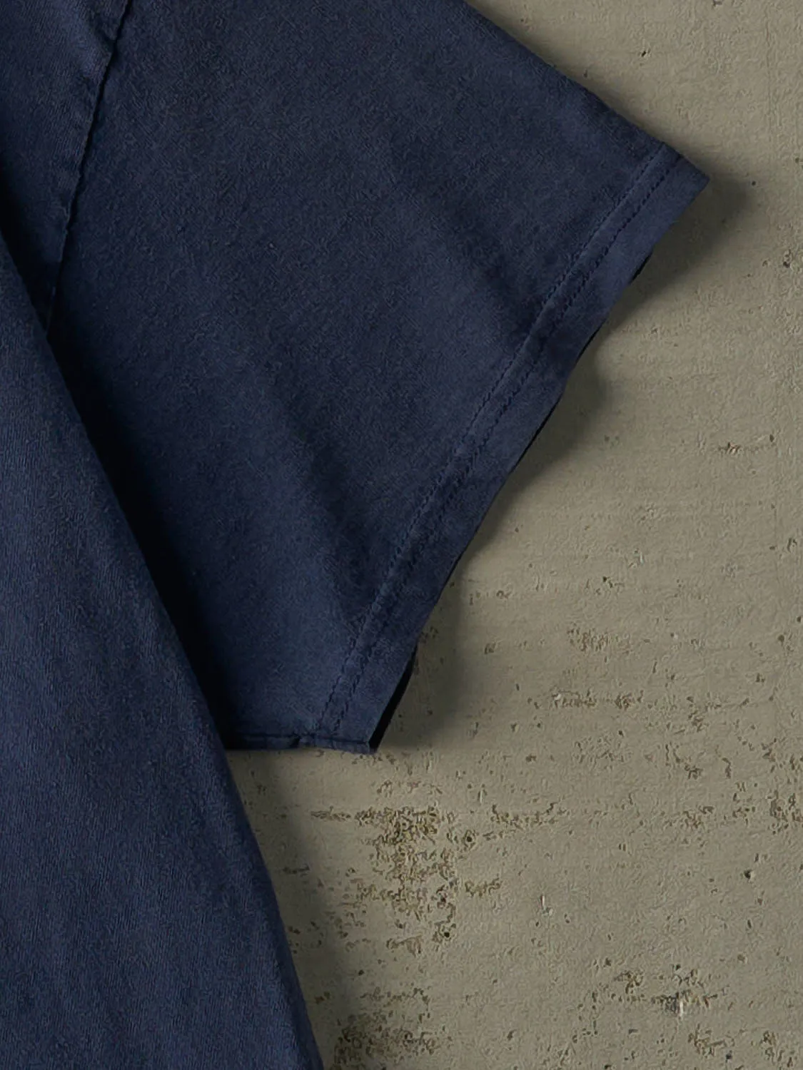 Vintage 90s Navy Blue Blank Pocket Tee (XL) sold by Rebalance Vintage product image thumbnail 3