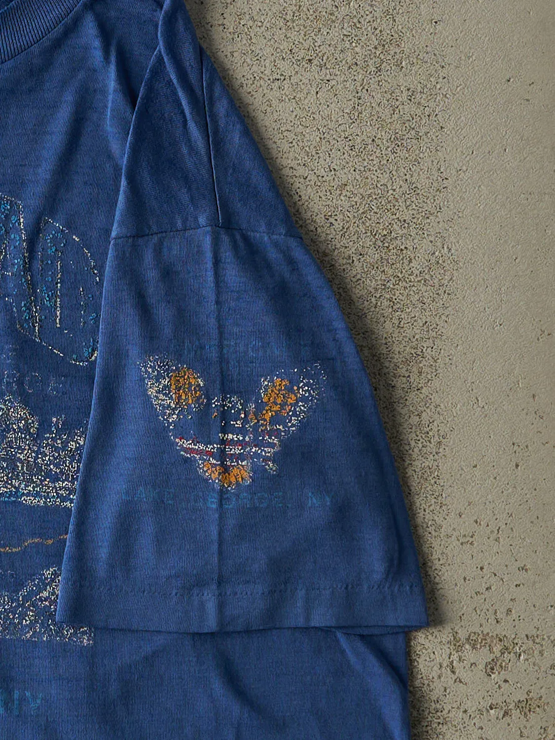 Vintage 91' Blue Americade Rally Single Stitch Tee (M/L) sold by Rebalance Vintage product image thumbnail 3