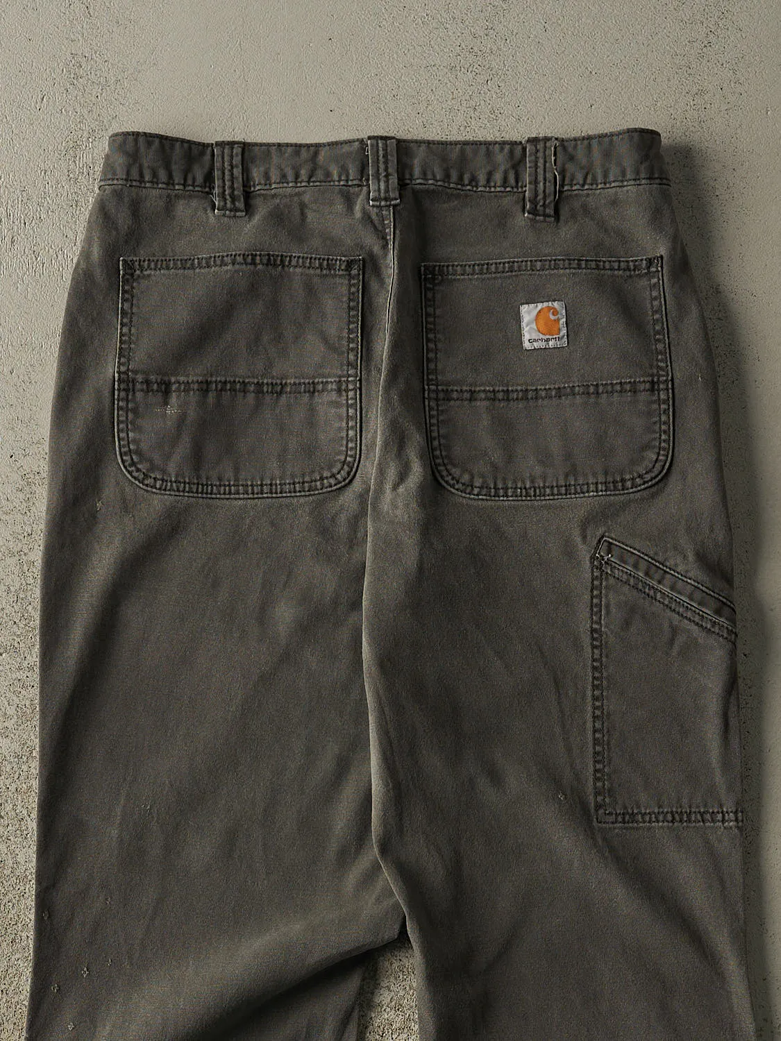 Vintage Y2K Green Carhartt Work Pants (31.5x31.5) sold by Rebalance Vintage product image thumbnail 4