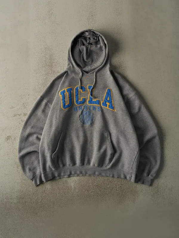 Vintage Y2K Grey UCLA Bruins Embroidered Boxy Hoodie (XL/XXL) sold by Rebalance Vintage