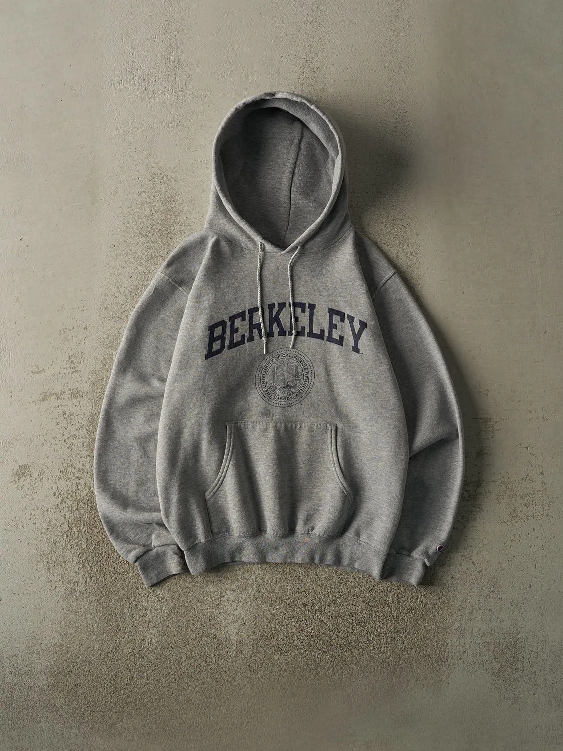 Vintage 90s Grey University of California Berkeley Champion Hoodie (S/M) sold by Rebalance Vintage