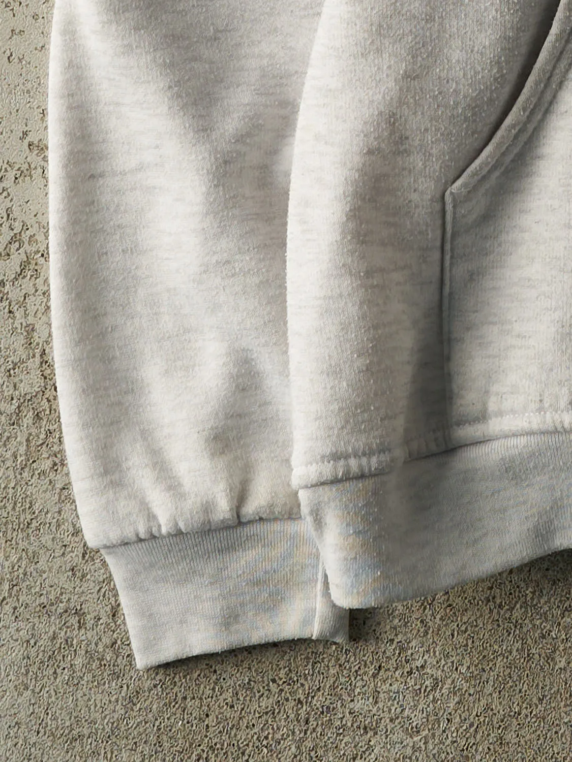 Vintage 90s Heather Grey San Francisco Zip Up Hoodie (M/L) sold by Rebalance Vintage product image thumbnail 3