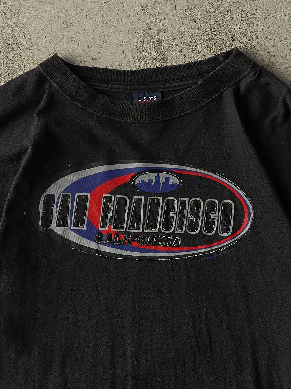 Vintage 90s Black San Francisco Tee (M/L) sold by Rebalance Vintage product image thumbnail 2