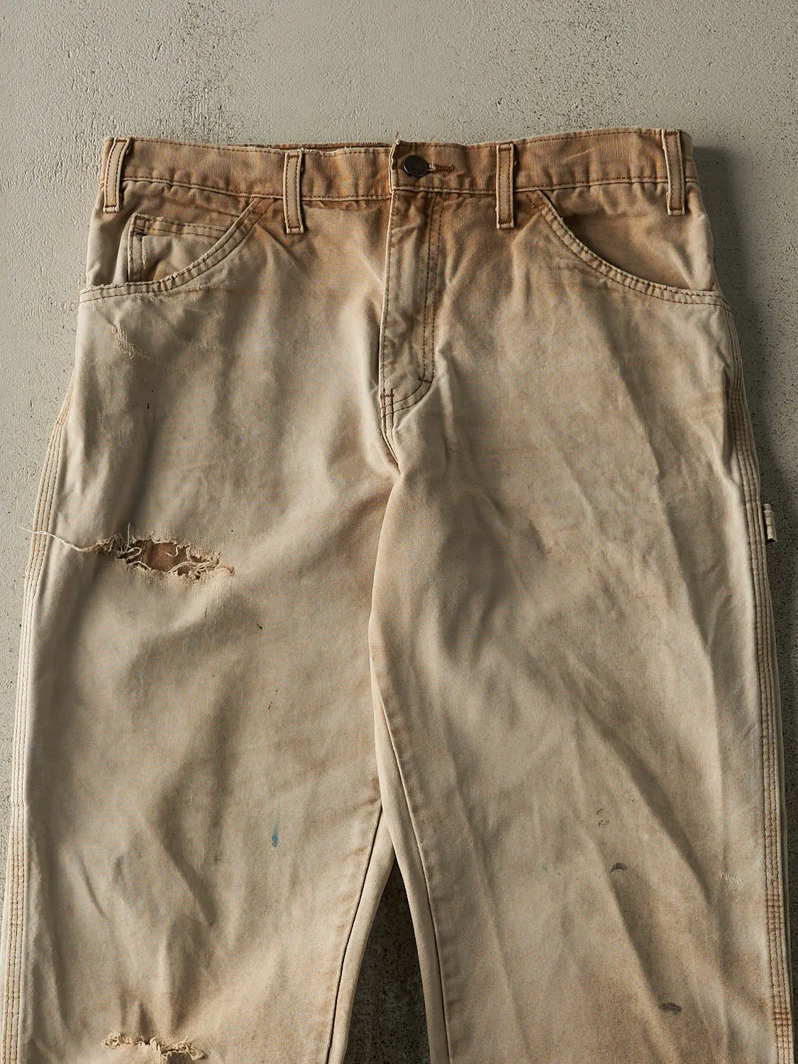 Vintage Y2K Beige Dickies Carpenter Pants (31.5x31.5) sold by Rebalance Vintage product image thumbnail 4