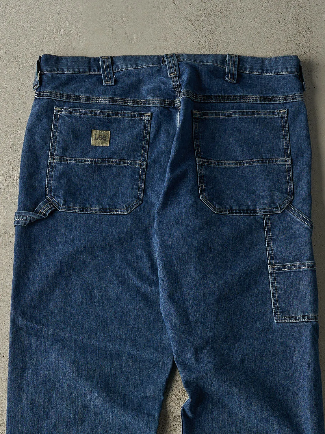 Vintage 90s Dark Wash Lee Carpenter Jeans (37x35) sold by Rebalance Vintage product image thumbnail 5