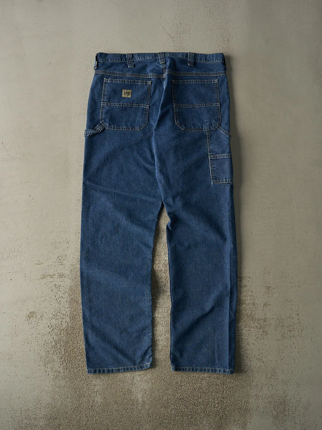 Vintage 90s Dark Wash Lee Carpenter Jeans (37x35) sold by Rebalance Vintage product image thumbnail 3
