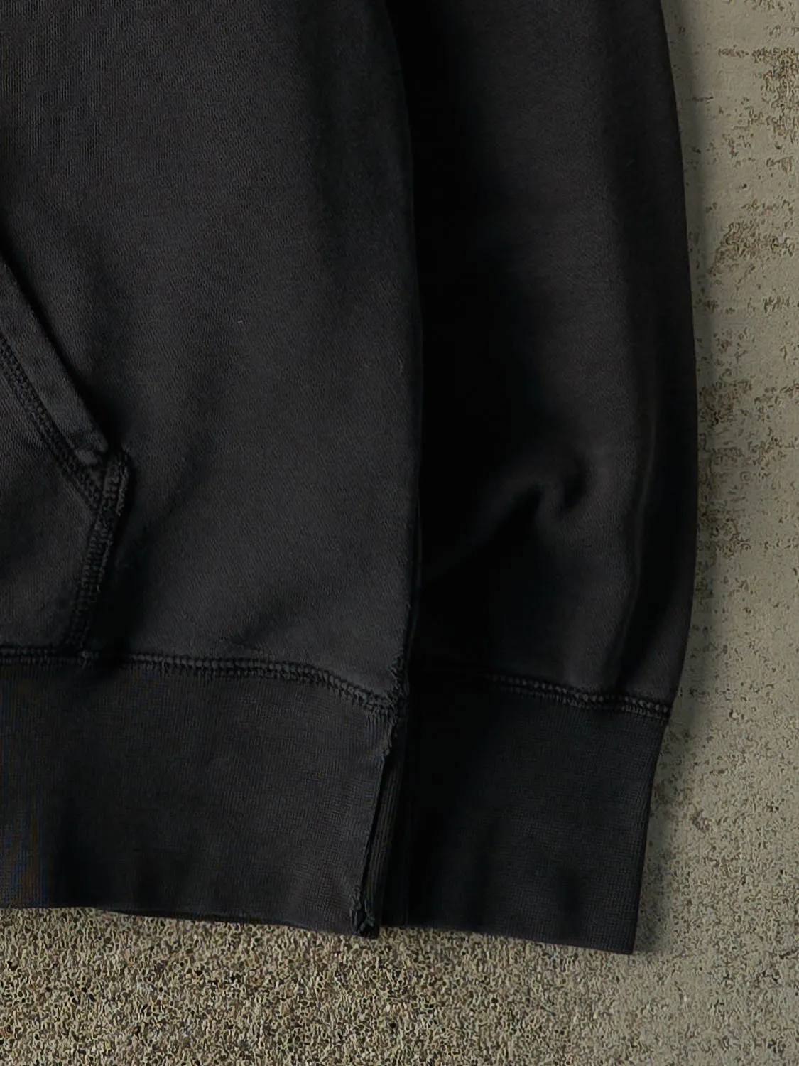 Vintage Y2K Faded Black Nike Embroidered Swoosh Hoodie (XL) sold by Rebalance Vintage product image thumbnail 3