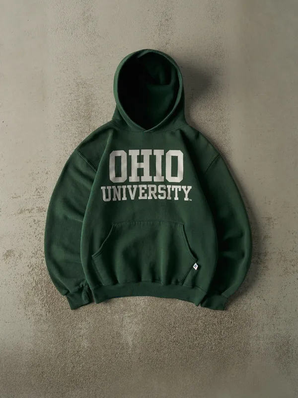Vintage Y2K Green Ohio University Russell Athletic Hoodie (S) sold by Rebalance Vintage