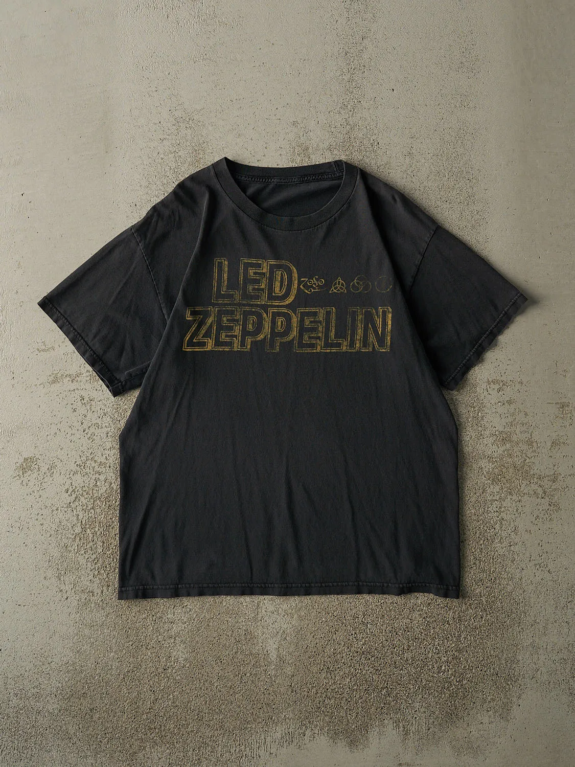 Vintage 11' Faded Black Led Zeppelin Tee (M/L) sold by Rebalance Vintage
