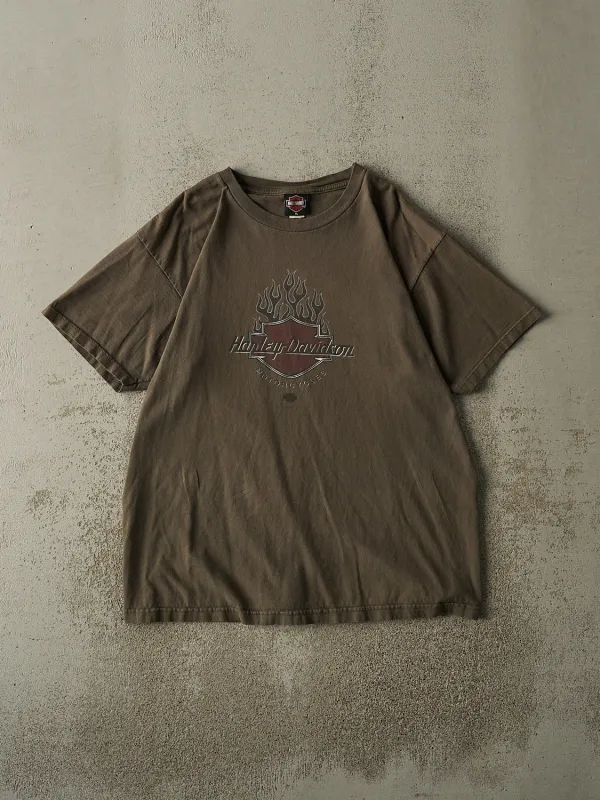 Vintage 04' Washed Green Ft Lauderdale, FL Harley Davidson Tee (L) sold by Rebalance Vintage