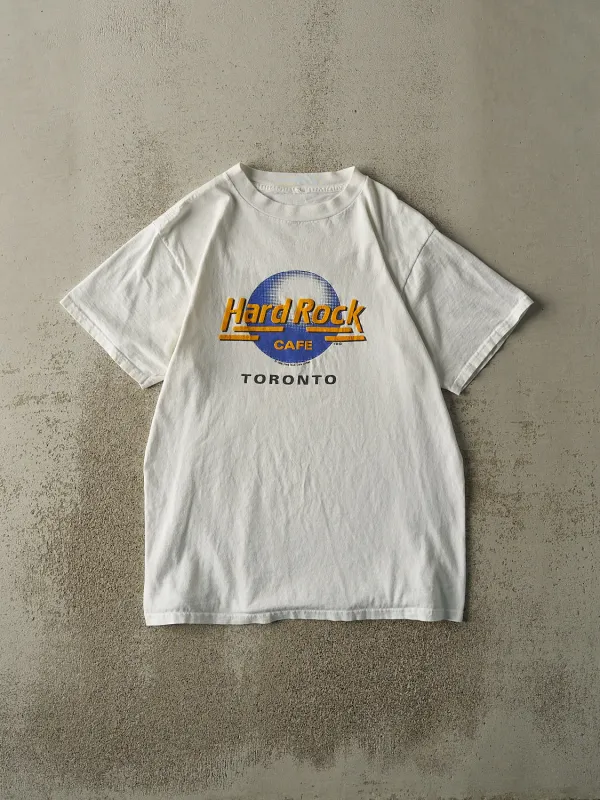 Vintage 89' White Hard Rock Cafe Toronto Puff Print Tee (M/L) sold by Rebalance Vintage
