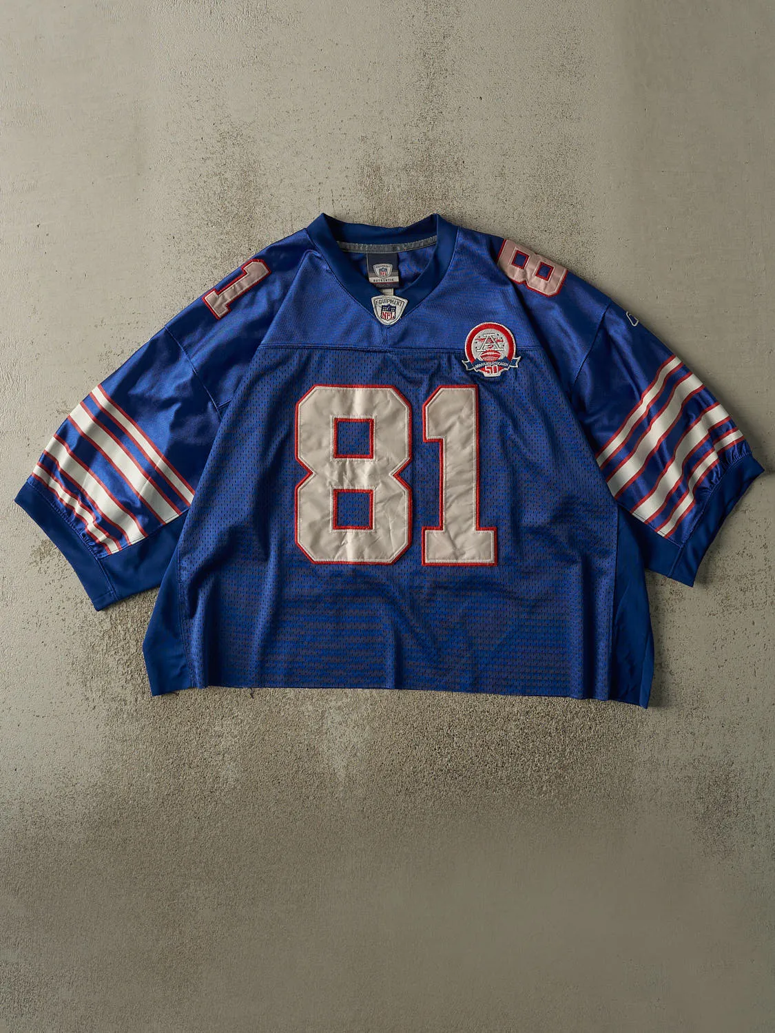 Vintage Y2K Blue Buffalo Bills Terell Owens #81 Cropped Jersey (XL/XXL) sold by Rebalance Vintage