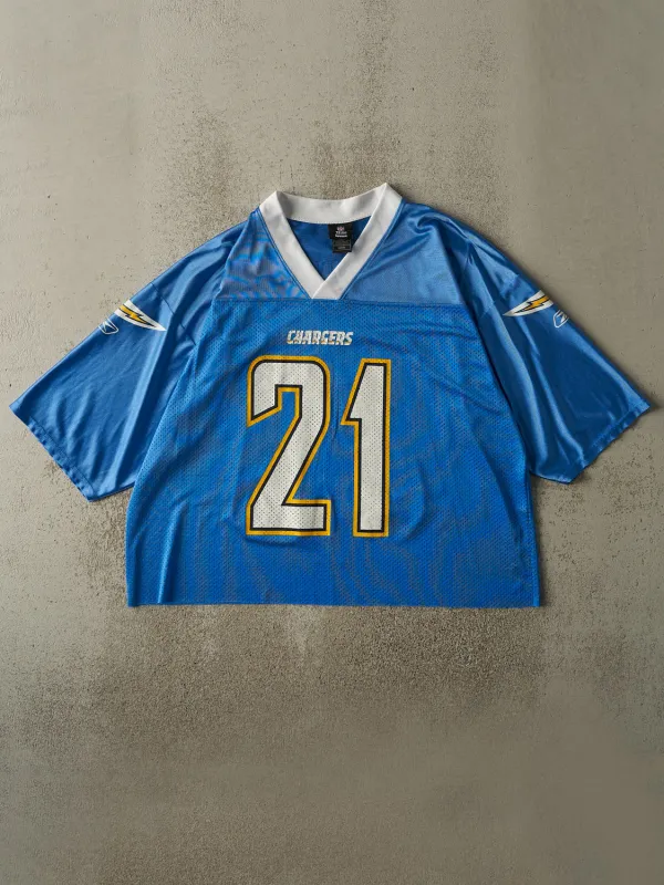Vintage Y2K Blue San Diego Chargers LaDainian Tomlinson #21 Cropped Boxy Jersey (XL) sold by Rebalance Vintage