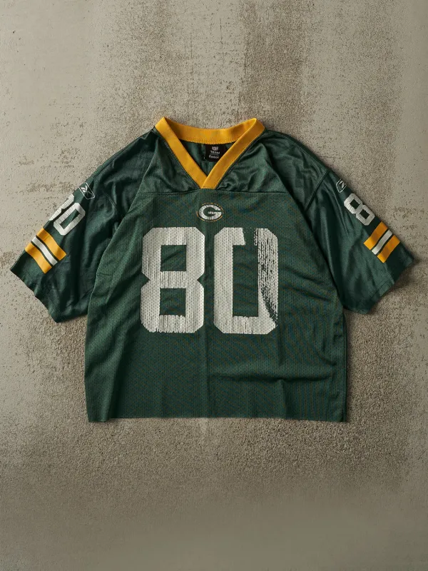 Vintage Y2K Green Green Bay Packers Donald Driver #80 Cropped Jersey (S) sold by Rebalance Vintage
