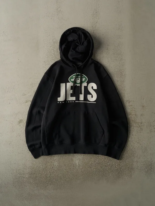 Vintage Y2K Black New York Jets Nike Hoodie (M) sold by Rebalance Vintage