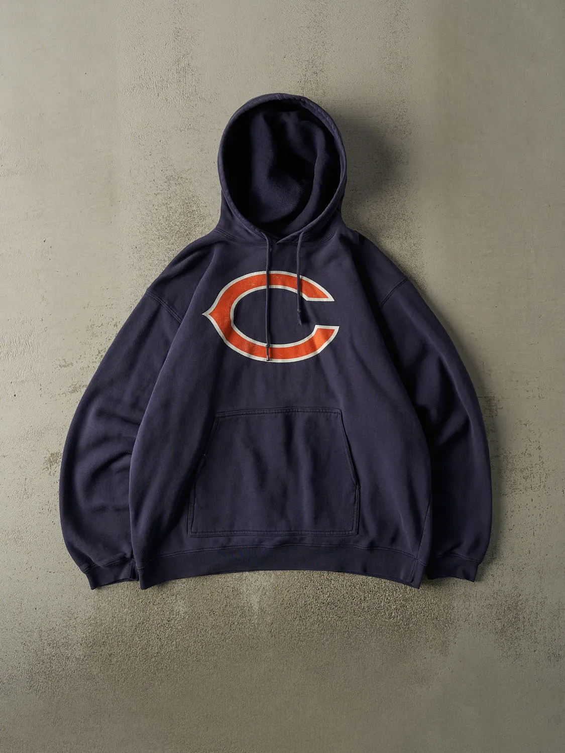 Vintage 90s Navy Blue Chicago Bears Hoodie (XL/XXL) sold by Rebalance Vintage
