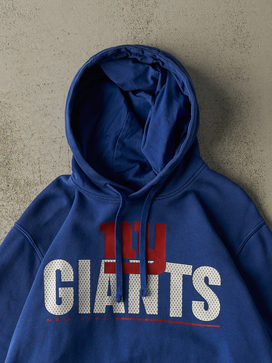 Vintage Y2K Blue New York Giants x Nike Hoodie (L/XL) sold by Rebalance Vintage product image thumbnail 2