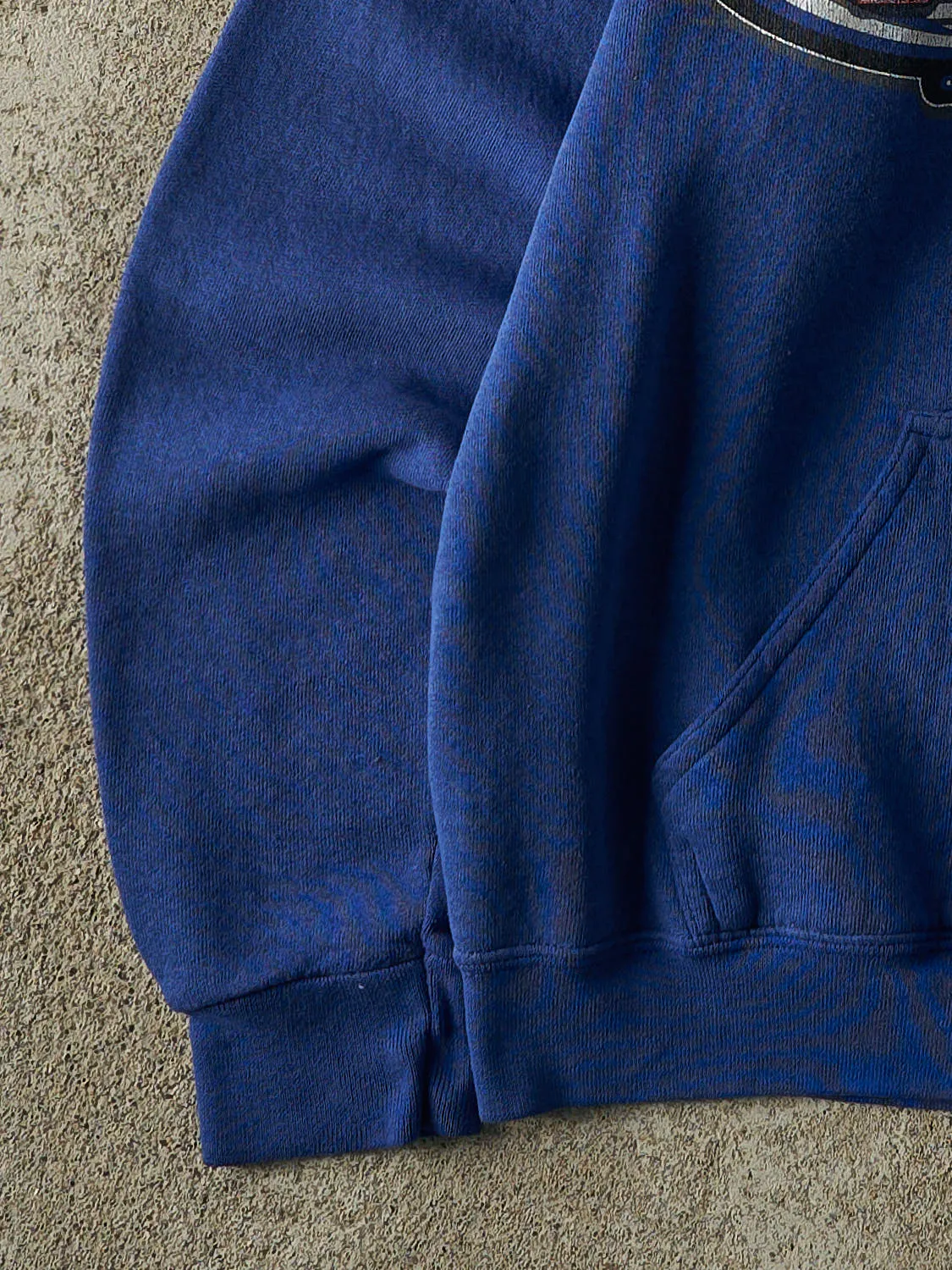 Vintage 90s Blue New York Giants Hoodie (S/M) sold by Rebalance Vintage product image thumbnail 3