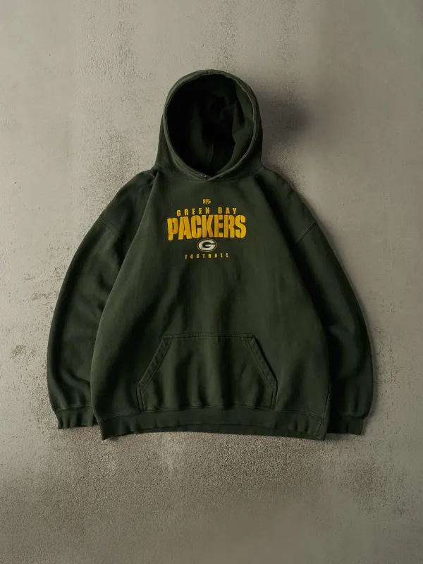 Vintage Y2K Green Green Bay Packers Hoodie (XL) sold by Rebalance Vintage
