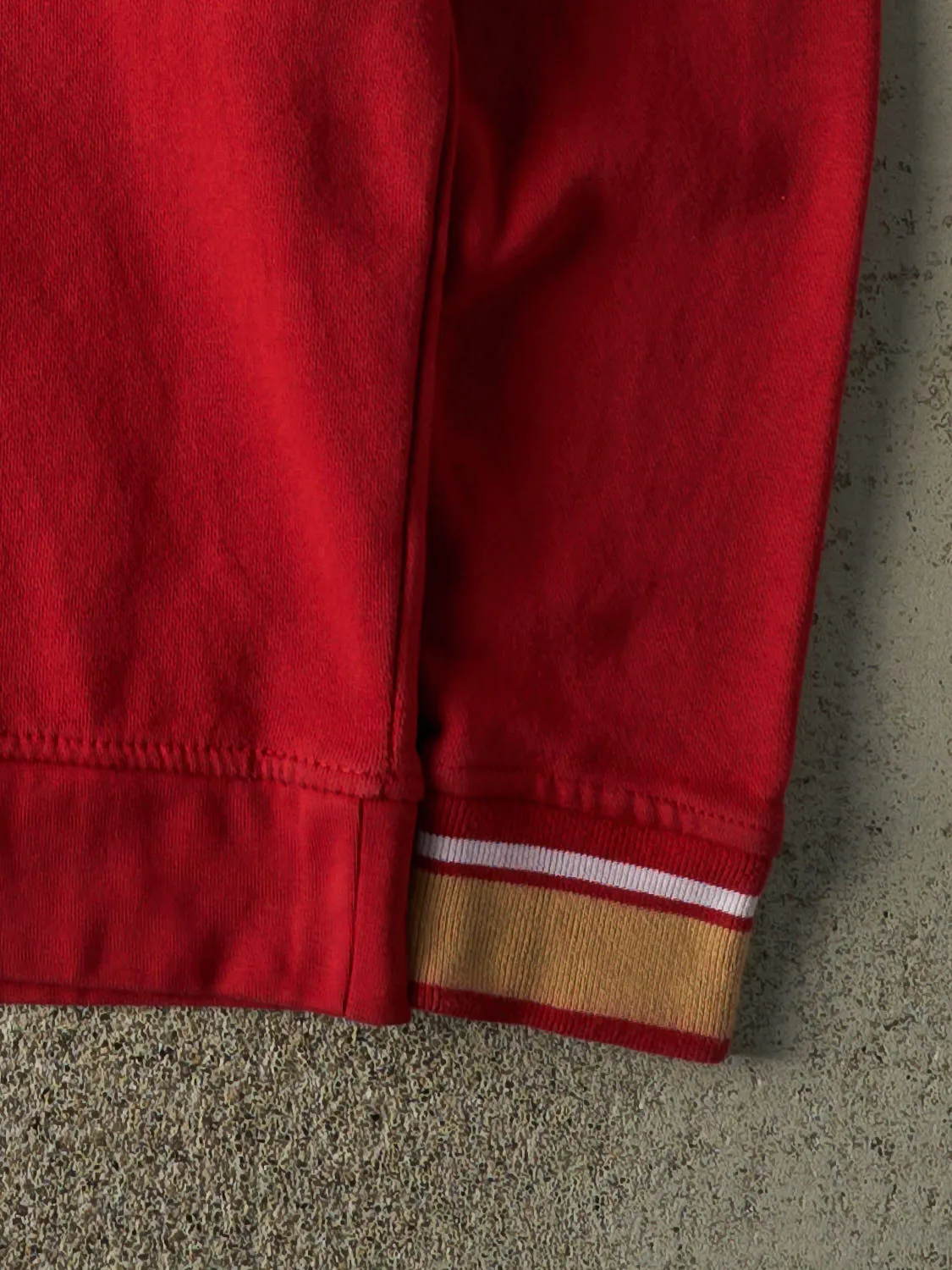 Vintage Y2K Red San Francisco 49ers Embroidered Crewneck (S) sold by Rebalance Vintage product image thumbnail 3