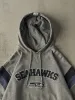 Vintage Y2K Grey Seattle Seahawks Embroidered Hoodie (XL) sold by Rebalance Vintage