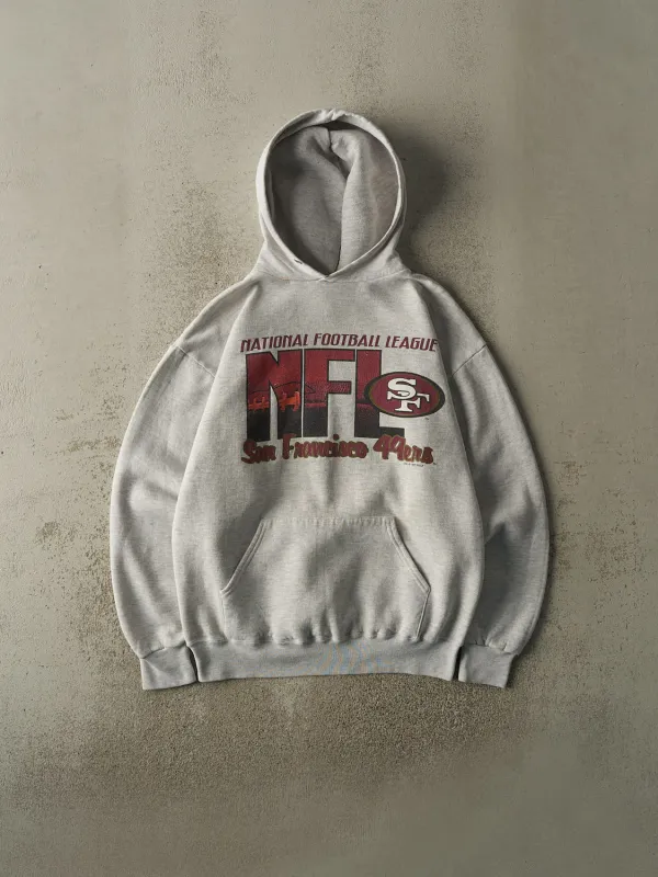 Vintage 97' Heather Grey San Francisco 49ers Hoodie (M/L) sold by Rebalance Vintage