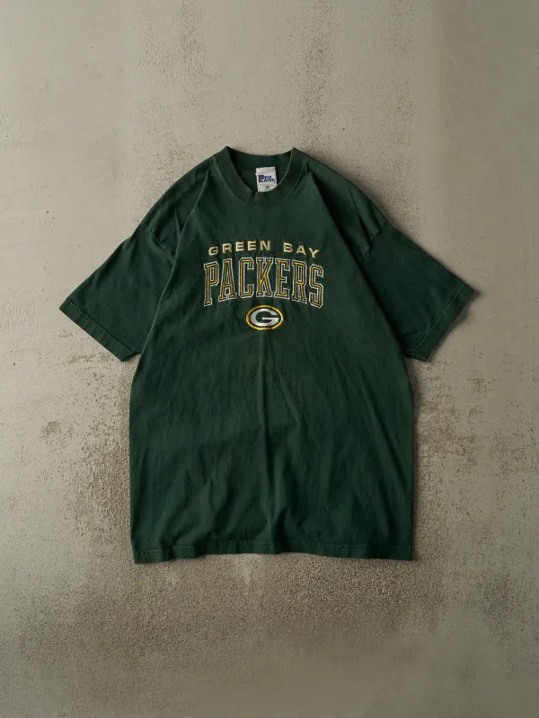 Vintage 90s Green Green Bay Packers Embroidered Tee (XL/XXL) sold by Rebalance Vintage